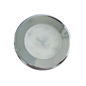 Ankastre Led Spot No.2 - Krom Çerçeve / Beyaz Işık